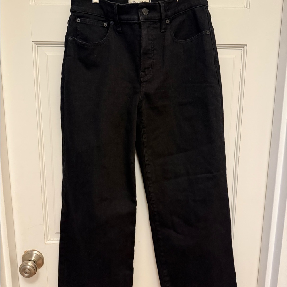 Madewell Perfect Vintage Wide Leg Women's Jeans Black